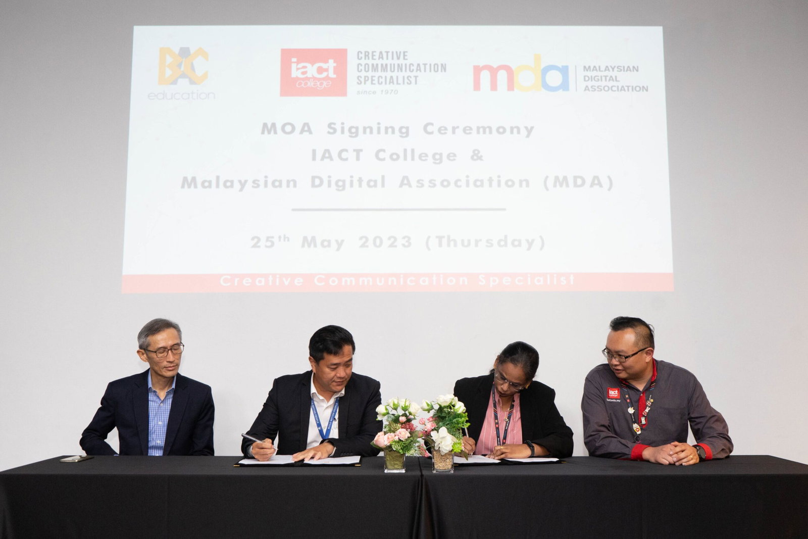 IACT College Signs MOA with the Malaysian Digital Association (MDA)